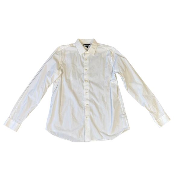 Apt 9 Extra Slim Fit Stretch Button Up Shirt US Men's 17.5 / 36 / 37 - Picture 1 of 6